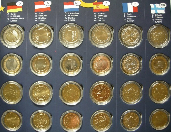 coin collection from every country