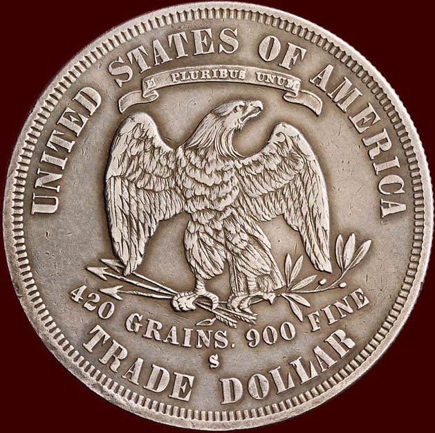 united states trade dollar 1877s