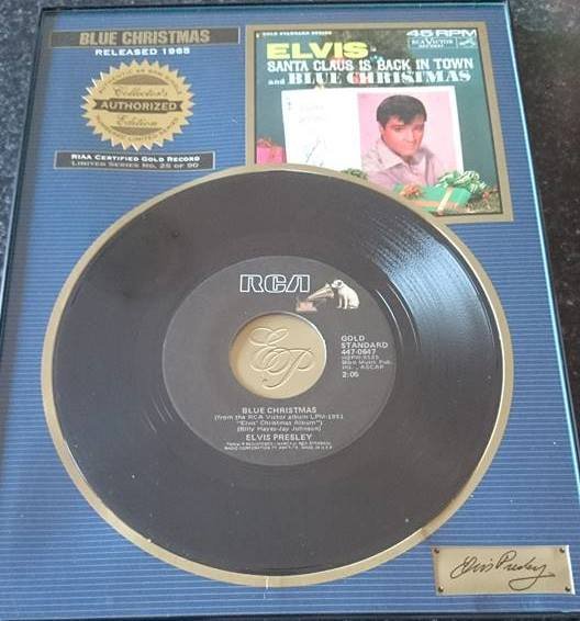 Elvis Presley Elvis Blue Lp Collectors Edition 44