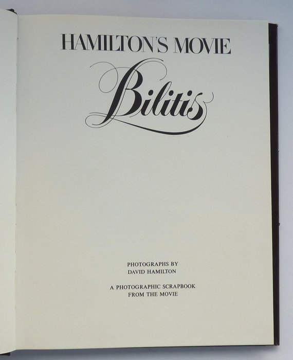 David Hamilton Hamiltons Movie Bilitis 1977 Catawiki 