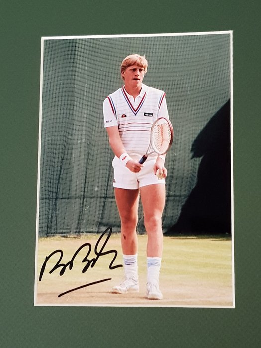 Boris Becker Autogrammkarte  Tennis 