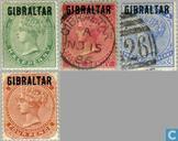 1886 Opdruk GIBRALTAR (GIB 1)