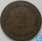 German Empire 2 pfennig 1875 J
