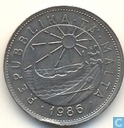 Malta 25 cents 1986