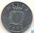 Malta 50 cents 1992