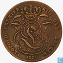 België 5 centimes 1833