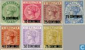 1889 Spaanse waarde- opdruk (GIB 3)