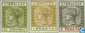 1895 Koningin Victoria- Spaanse waarde (GIB 5)