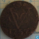 VOC 1 duit 1757 Utrecht