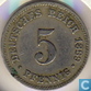 German Empire 5 pfennig 1889 J