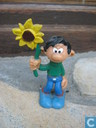 Guust flater met bloem