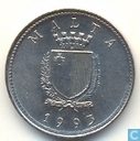 Malta 2 cents 1995