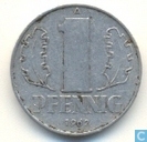 DDR 1 pfennig 1962