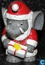Benjamin Blümchen als kerstman