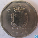 Malta 5 cents 1995