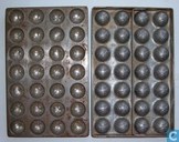 Bonbon, motief: rond met kruizen