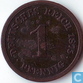 German Empire 1 pfennig 1875 D