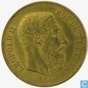 België 20 francs 1869