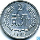 China 2 fen 1956