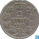 Joegoslavië 2 dinara 1925 