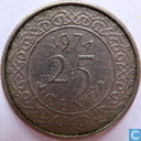 Suriname 25 cent 1974