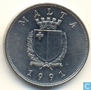 Malta 1 lira 1991