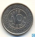Suriname 10 cent 1978
