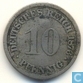 German Empire 10 pfennig 1876 J