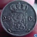 Netherlands 25 cent 1829 U
