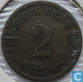 german Empire 2 pfennig 1876 D