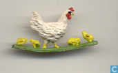 Chicken with chicks