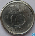 10 cent 1951 misslag 