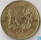Kenia 10 cents 1977