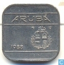 Aruba 50 cents 1988