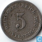 German Empire 5 pfennig 1900 (A)