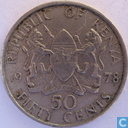 Kenia 50 cents 1978