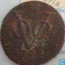 VOC 1 duit 1744 Holland