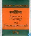 Aromatisé à l'Orange  Met Sinaasappelsmaak