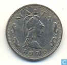Malta 2 cents 1976