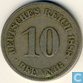 German Empire 10 pfennig 1888 E