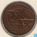 Cyprus 5 mils 1955