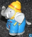 Benjamin Blümchen als brandweerman