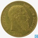 België 20 francs 1876