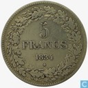 België 5 frank 1834