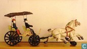 Buggy with two horses