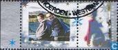 Twee jongens in boot