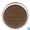 Prussia 1 pfenning 1868 (B)