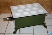 eiercomfoortje of poffertjes plaat