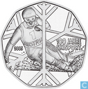 Oostenrijk 5 euro 2005 "100 jaar Skieen"