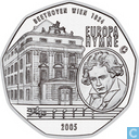 Oostenrijk 5 euro 2005 "10th Anniversary of European Union Membership - EU Hymn"